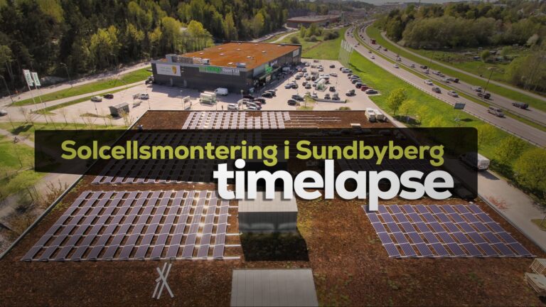 solceller montering sunbyberg